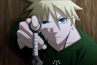 Blue Eyes, Kunai, Anime, Anime Boys, Uzumaki Naruto :: Wallpapers