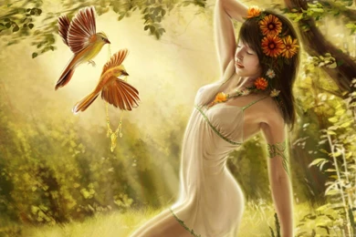 Beautiful Fantasy Girl Wallpapers 01 ~ Only Sweet Angel