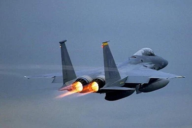 F15 Eagle Starting Afterburners   Transport Wallpapers Image ...
