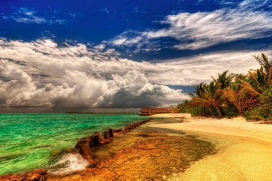 Summer Beach And Green Waters Wallpapers, Beach Pictures And Images