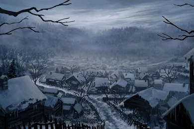 Houses Fantasy Art Digital Artwork Medieval Portuguese Wallpapers ...