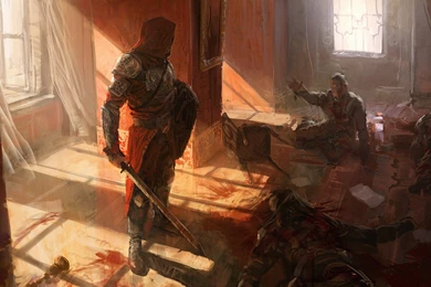 Andree Wallin, Warrior, Sword, Fantasy Art, Medieval, Blood ...