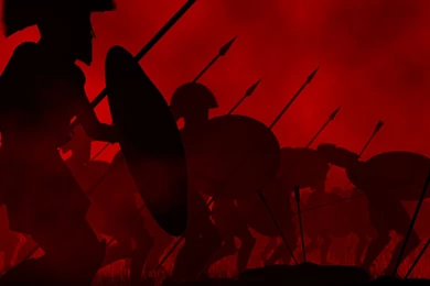 Soldiers Red Silhouette Rome Total War