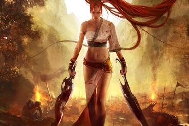 Heavenly Sword Nariko Warrior Girl Blood War Wallpapers