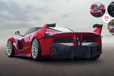 2015 Ferrari FXX K   Rear