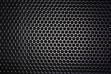 Dark Metal Hexagons Grid Pattern iPhone 6 Plus HD Wallpapers / IPod ...