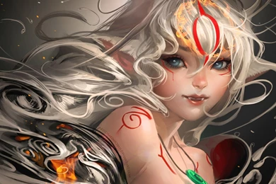 Women, Fantasy Art, Artwork, Sakimichan Fantasy Desktop Wallpapers ...