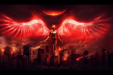 The Evil Angel Of The Fire By CharllieeArts On DeviantArt