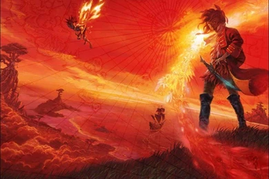 My Free Wallpapers   Fantasy Wallpapers : Peter Pan In Scarlet