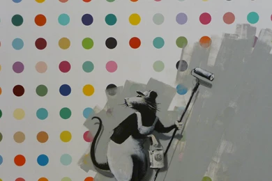 Banksy Does Damien Hirst High Resolution