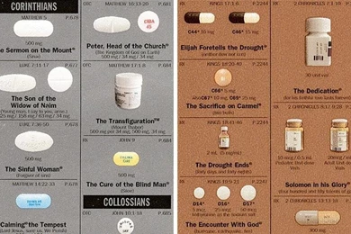 Pill Themed Pharmacy Wallpapers By Damien Hirst