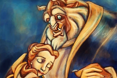 Beauty And The Beast Cartoon Backgrounds Image For HTC One M9 ...