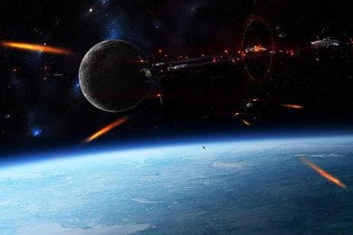 High Resolution Amazing Sci Fi Space Battle Wallpapers HD 5 Full ...