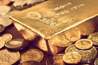Brick Of Gold And Some Coins Wallpapers For Nokia E7