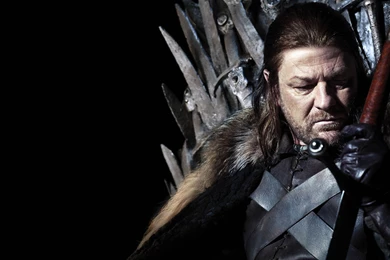 Game Of Thrones   Eddard Stark On The Iron Throne   1920x1080 ...