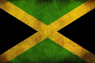 Jamaica Flag Grunge Texture Desktop Wallpapers