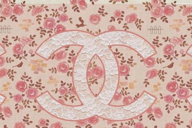 Coco Chanel Flowers Pattern Logo iPhone 6 Plus HD Wallpapers / IPod ...