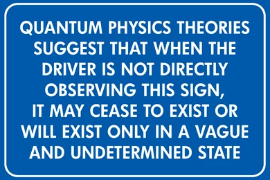 Signs Quantum Physics