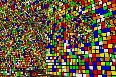 Rubik's Cube Fractal Widescreen Wallpapers
