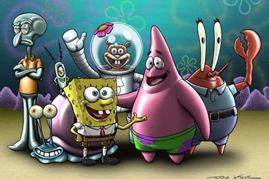 High Resolution Spongebob Squarepants And Friends Wallpapers HD 8 ...
