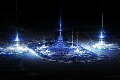 Abstract City Lights   Wallpaper.