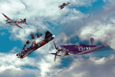 F4U Corsair Vs Betty By Caastel On DeviantArt