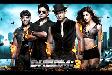 Dhoom 3 Movie Poster Wallpapers