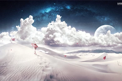 Footprints In The Desert : Desktop And Mobile Wallpapers : Wallippo