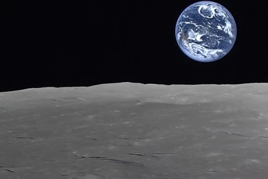 Download Wallpapers, Download 1024x1024 Moon Earth Blue Marble ...