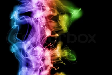 Smooth Abstract Colorful Smoky Backgrounds Stock Photo
