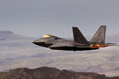 F 22 Raptor United States Air Force Aircraft Aviation Mountains ...
