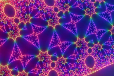 Pattern Backgrounds Bright Colorful Figurines