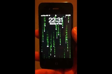 Full Matrix iPhone 4 Theme And More!!   YouTube