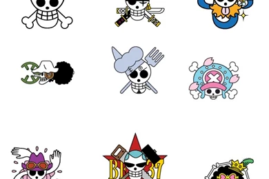 One Piece   Straw Hat Flag Vector Pack By Zerocustom1989 On DeviantArt