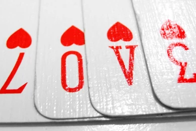 Cards Hearts Love Poker iPad Wallpapers Download