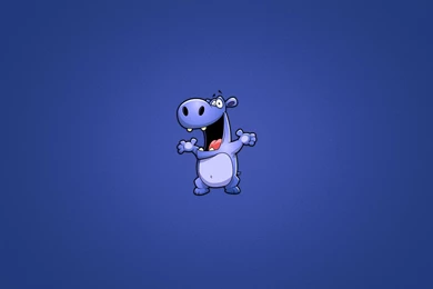 Happy Hippo Wallpapers   Animals & Birds   FineWallpapers.Eu