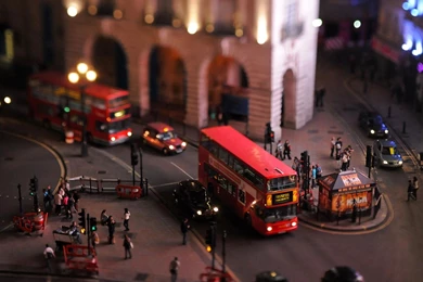 UK London Town Bus Tilt Shift Photo HD Wallpapers   FreeWallsUp