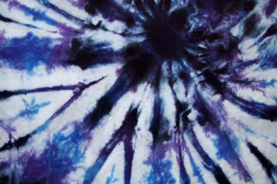 Black, Blue, And Purple Tie Dye Burst