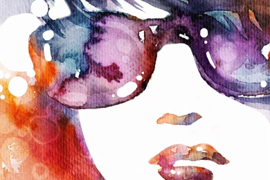 High Resolution Beautiful Art Girl Watercolor Wallpapers HD 2 Full ...