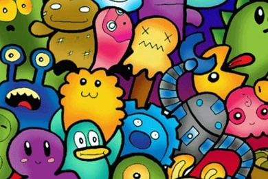 Cute Ghosts iPhone 5 Wallpapers (640x1136)