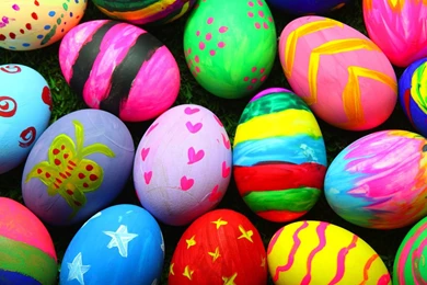 Colorful Easter Eggs Wallpapers