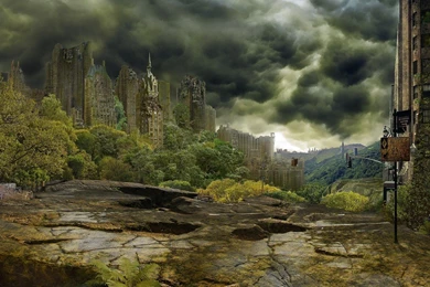 Post apocalyptic Apocalypse New York City Artwork Post Apocalyptic ...