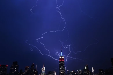 Empire State Building Lightning