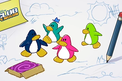 Club Penguin Cheats: New Club Penguin Wallpaper!