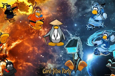 Image   Card Jitsu Party 2011 Wallpaper.png   Club Penguin Wiki ...