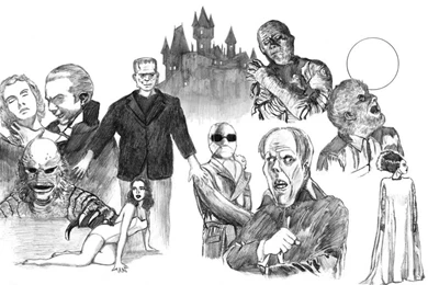 I Heart Universal Monsters By MisterFear On DeviantArt