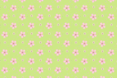Pink And Green Floral Wallpapers