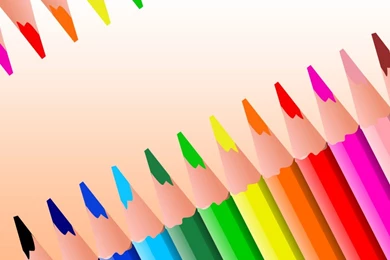 Coloured Pencils For Education Backgrounds   Educational   PPT ...