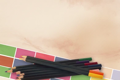 Free Colorful Pencils On Education Backgrounds For Powerpoint ...
