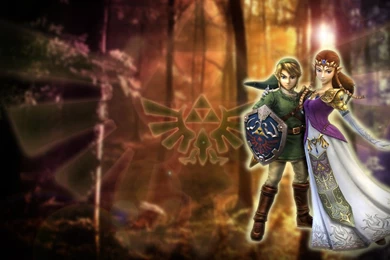 Link + Zelda   Wallpapers By Eressea sama On DeviantArt